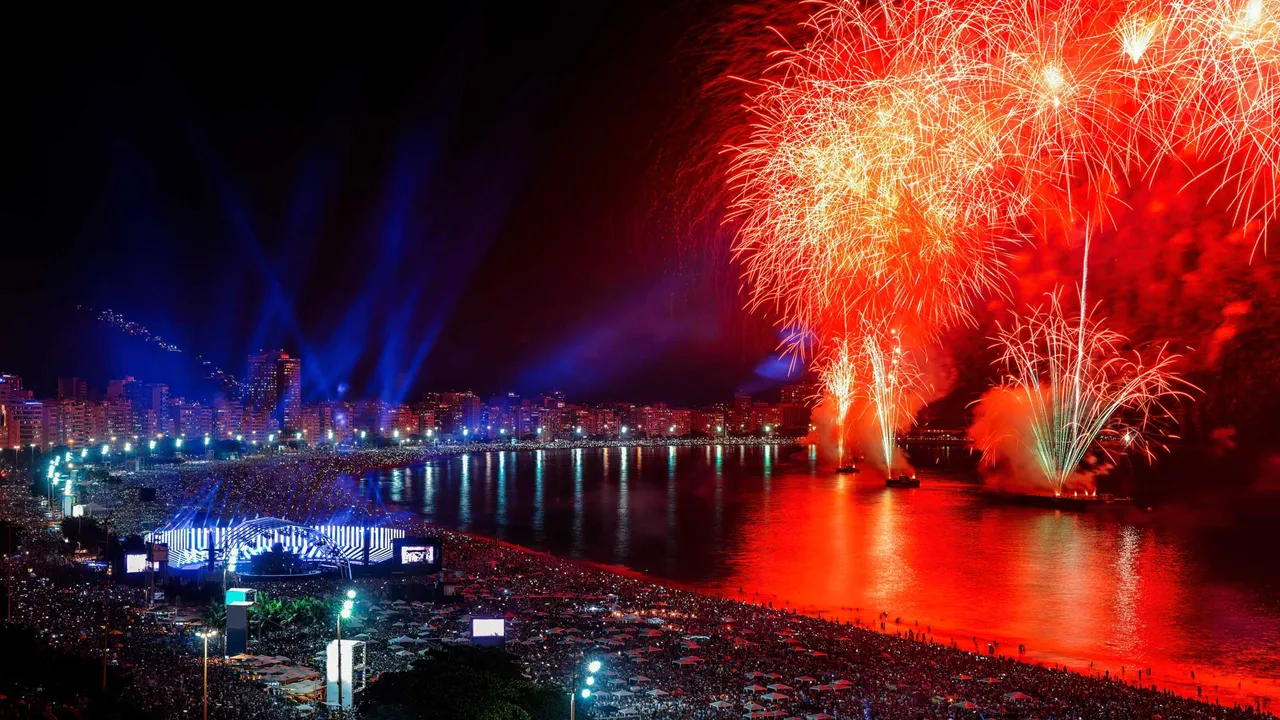 A festa da virada