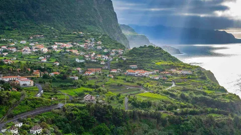 马德拉岛的北海岸，葡萄牙