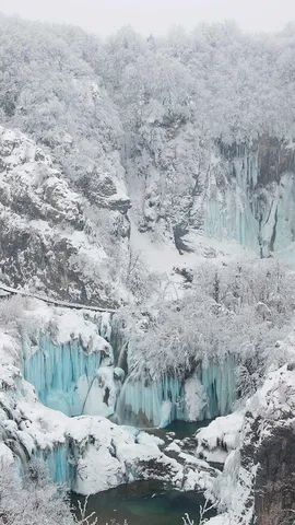 Cascate trasformate in ghiaccio