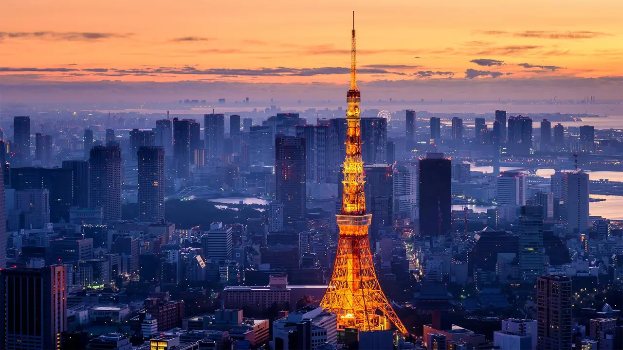 东京塔，日本东京都港区