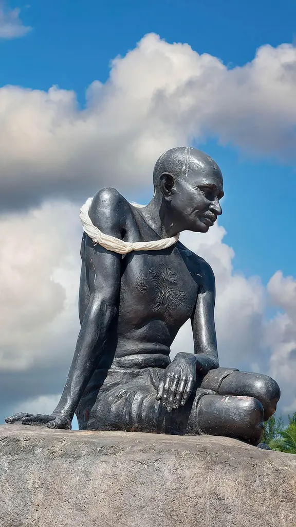 A figure of peace