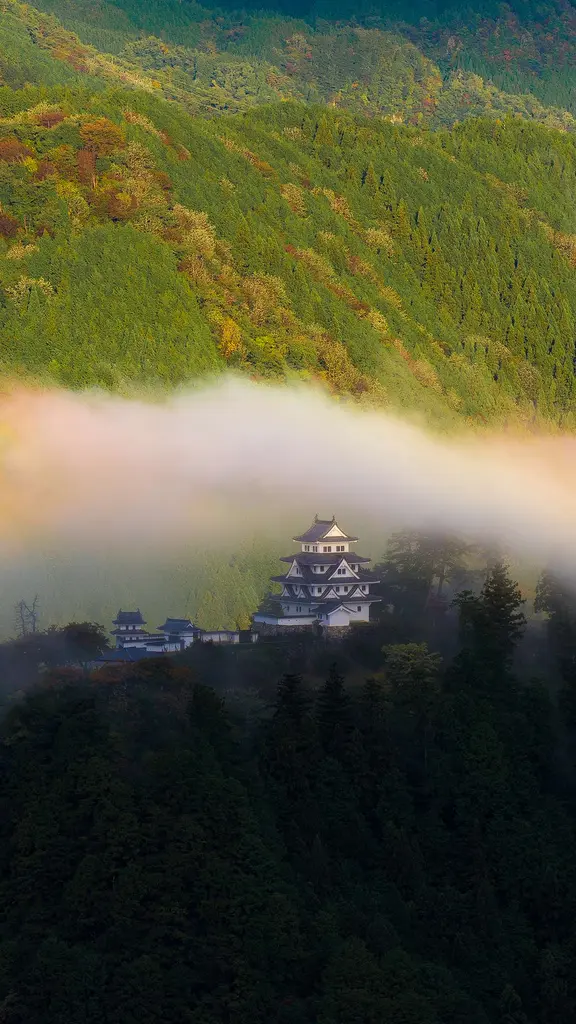 日本最古の木造再建城