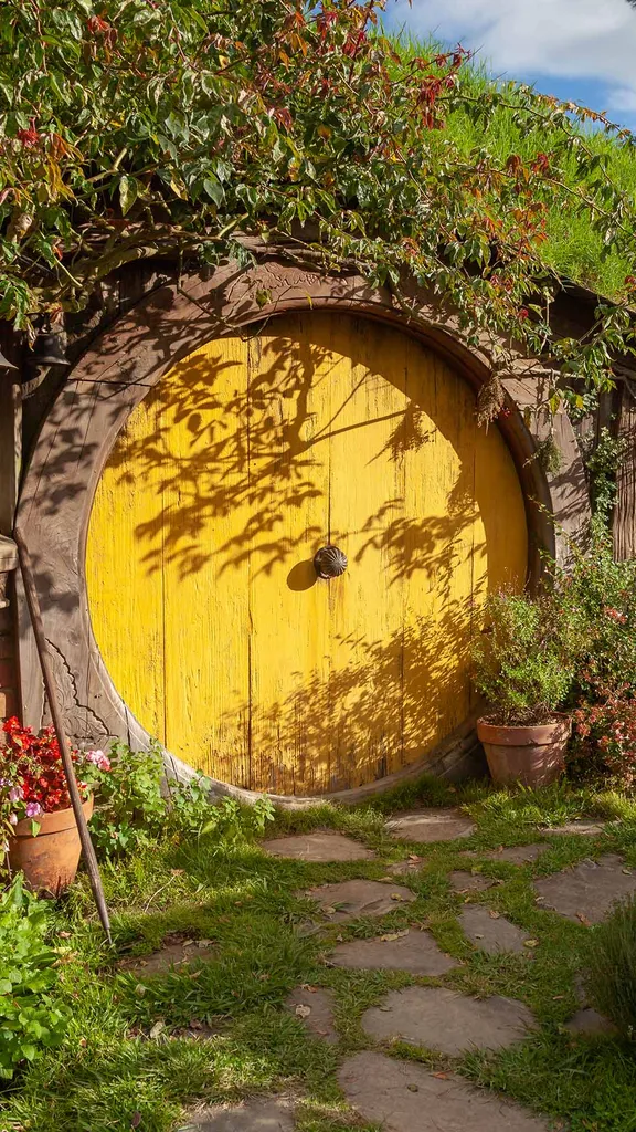 Au del De La Derni re Page Maison Hobbit Dans Le D cor De Hobbiton au-del-de-la-derni-re-page-maison-hobbit-dans-le-d-cor-de-hobbiton