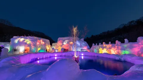 今日から千歳・支笏湖氷濤まつり