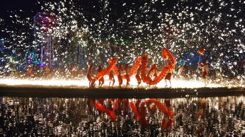 今日は中国の春節