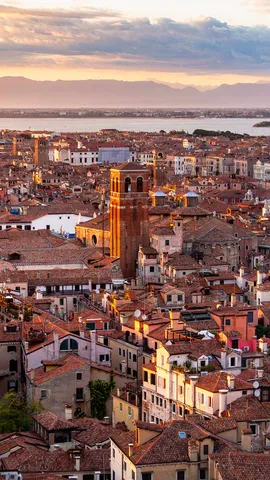 Aerial view of Venice, Italy