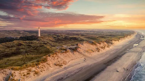 Lyngvig Lighthouse, Hvide Sande, Denmark
