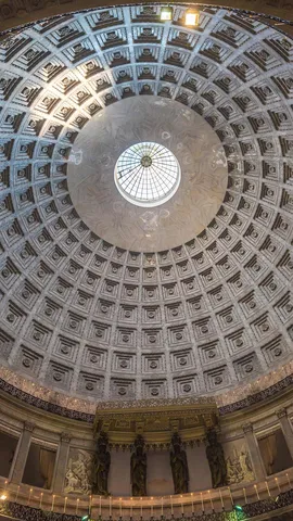 The dome of Piazza del Plebiscito