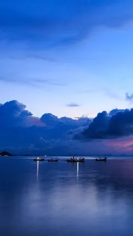 Harbour and longtail boats at Ko Samui, Thailand