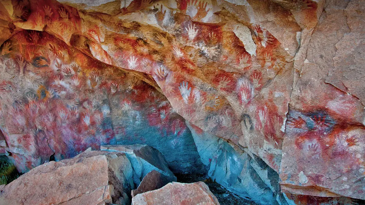 9000年前的手印