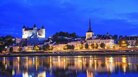 Cr&eacute;puscule royal sur les bords de Loire