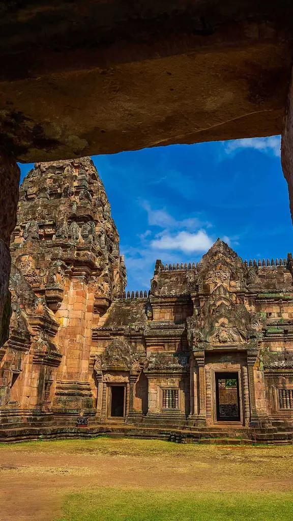 クメール王朝の神殿跡