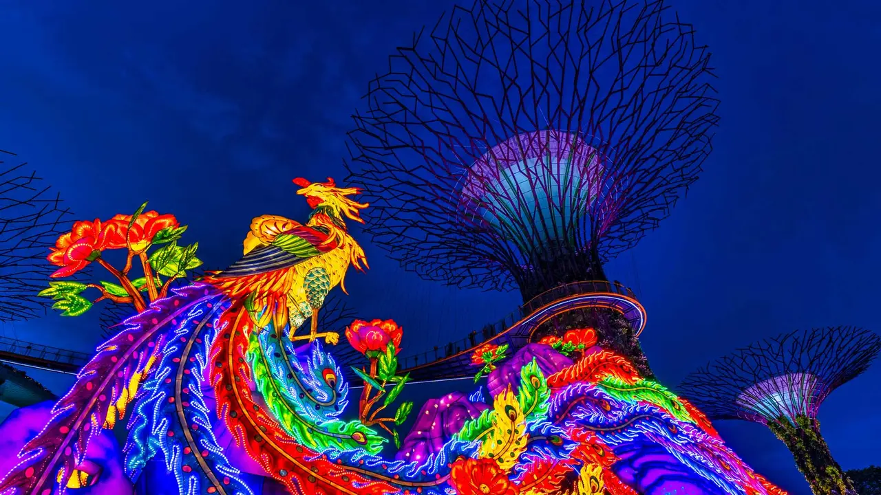 Laternen und Mondkuchen