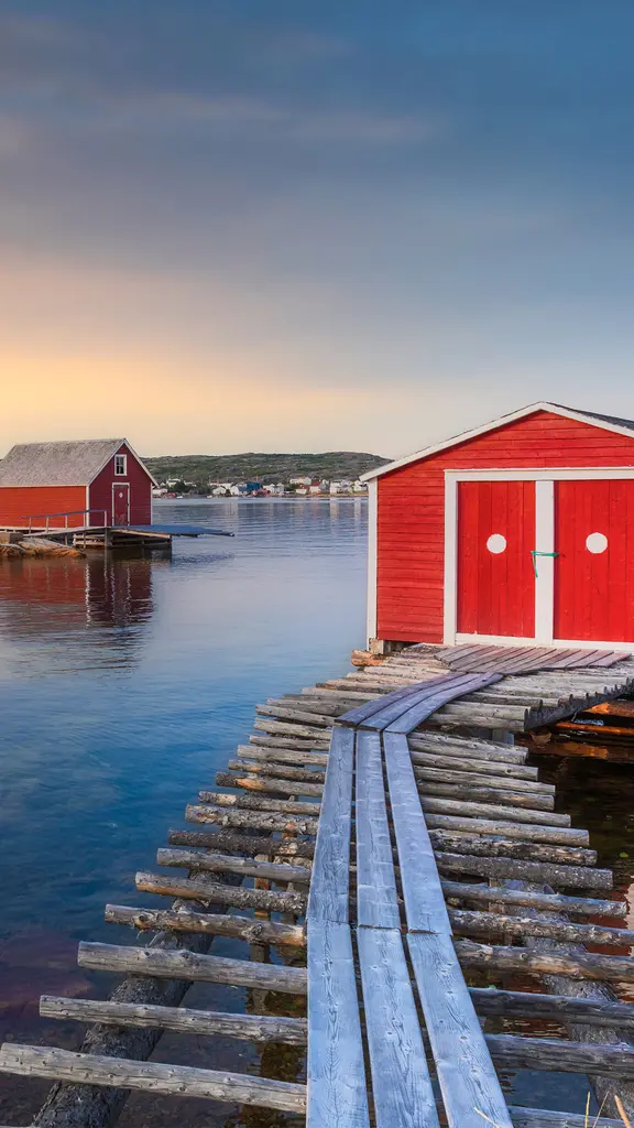 原始渔村的风貌