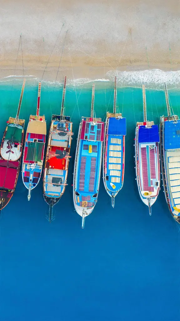 绚丽多彩的海滩