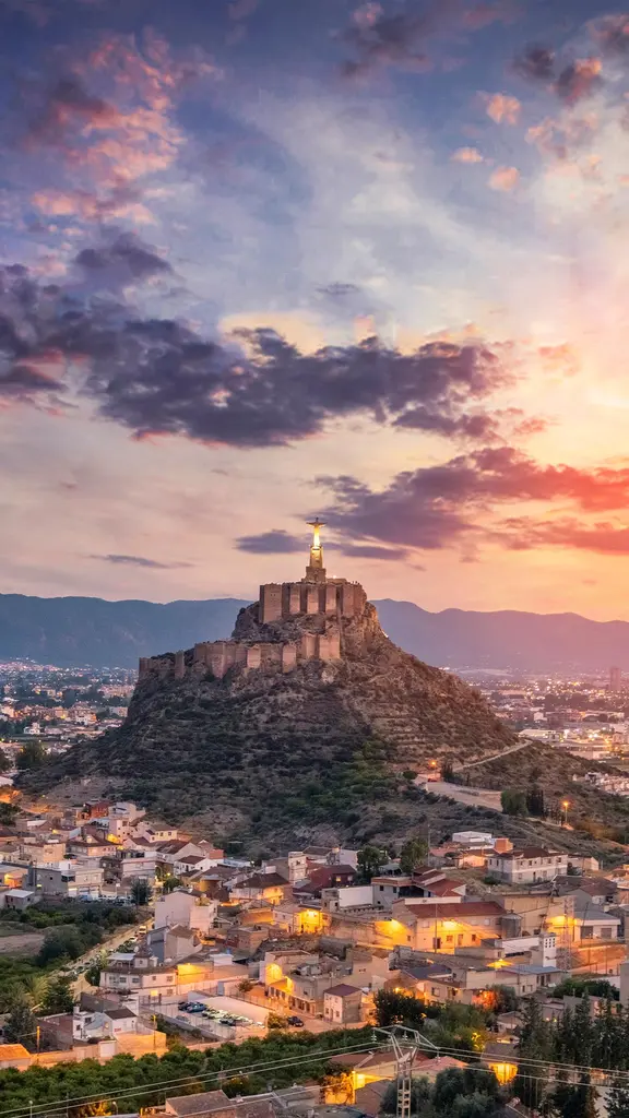 Un castillo de colores