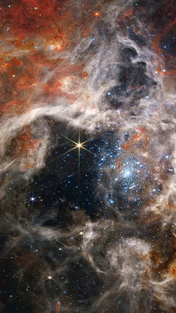 A galactic spider's web