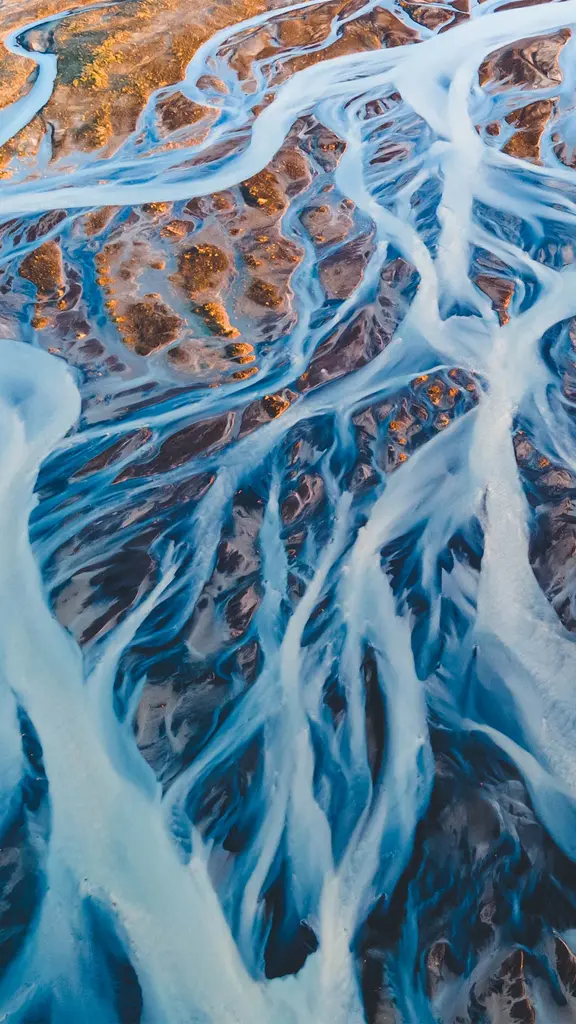 A dan&ccedil;a dos rios glaciais