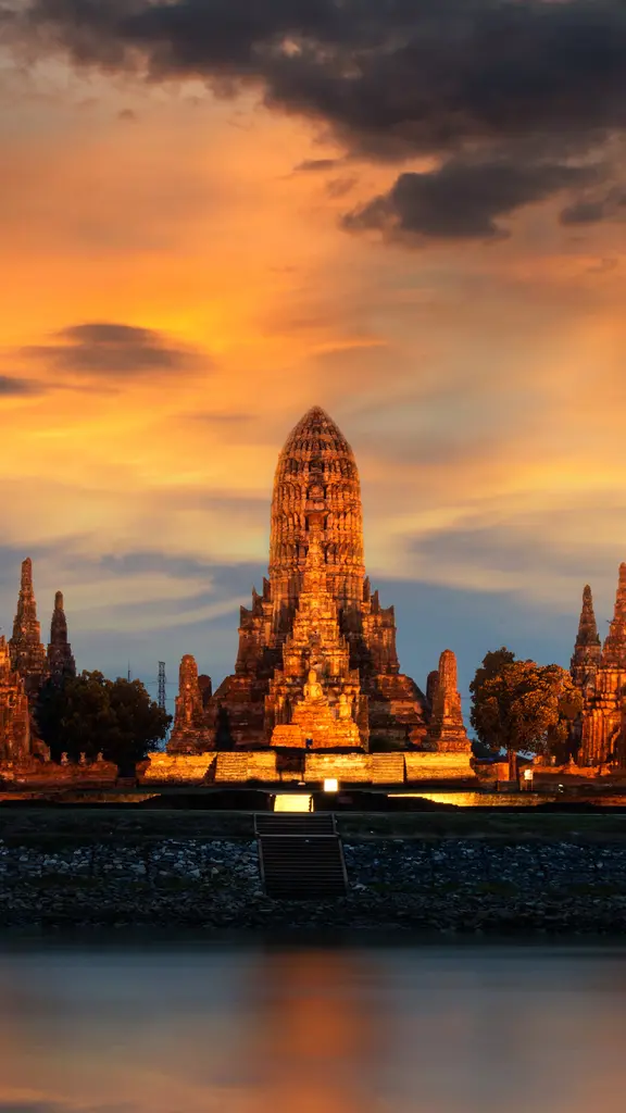 Les ruines d'un temple royal