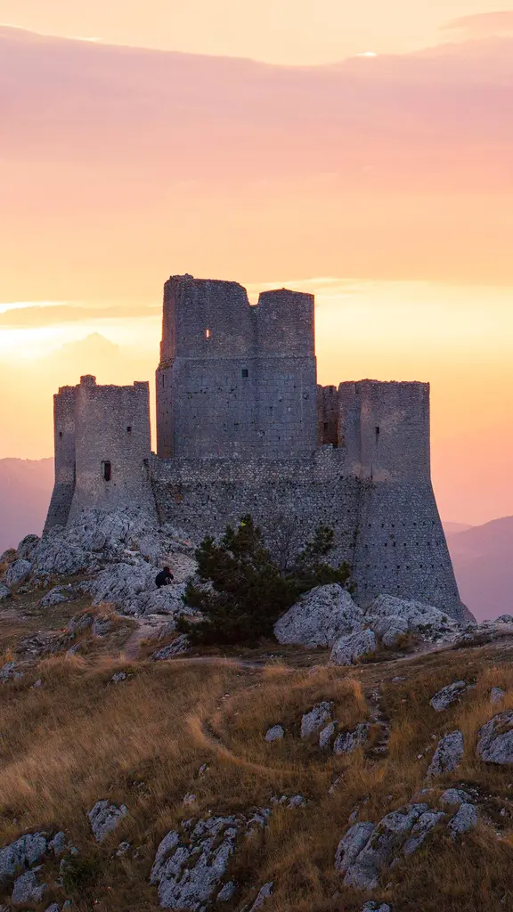 Castle of Rocca Calascio, Abruzzo, Italy