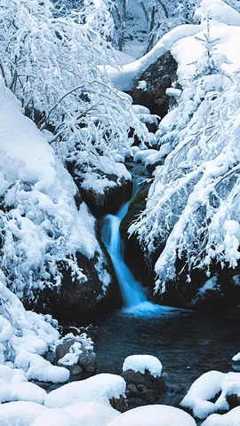 Un paysage de glace &agrave; l'italienne