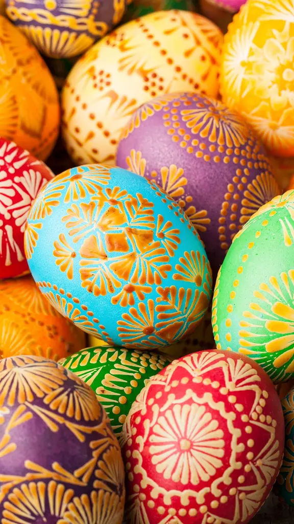 装饰华丽的复活节彩蛋